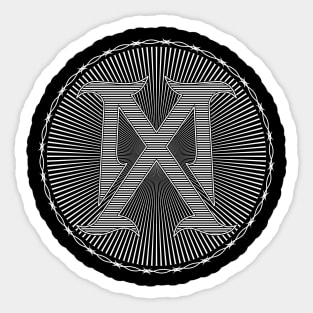 Madame X - Wire Edition White Sticker